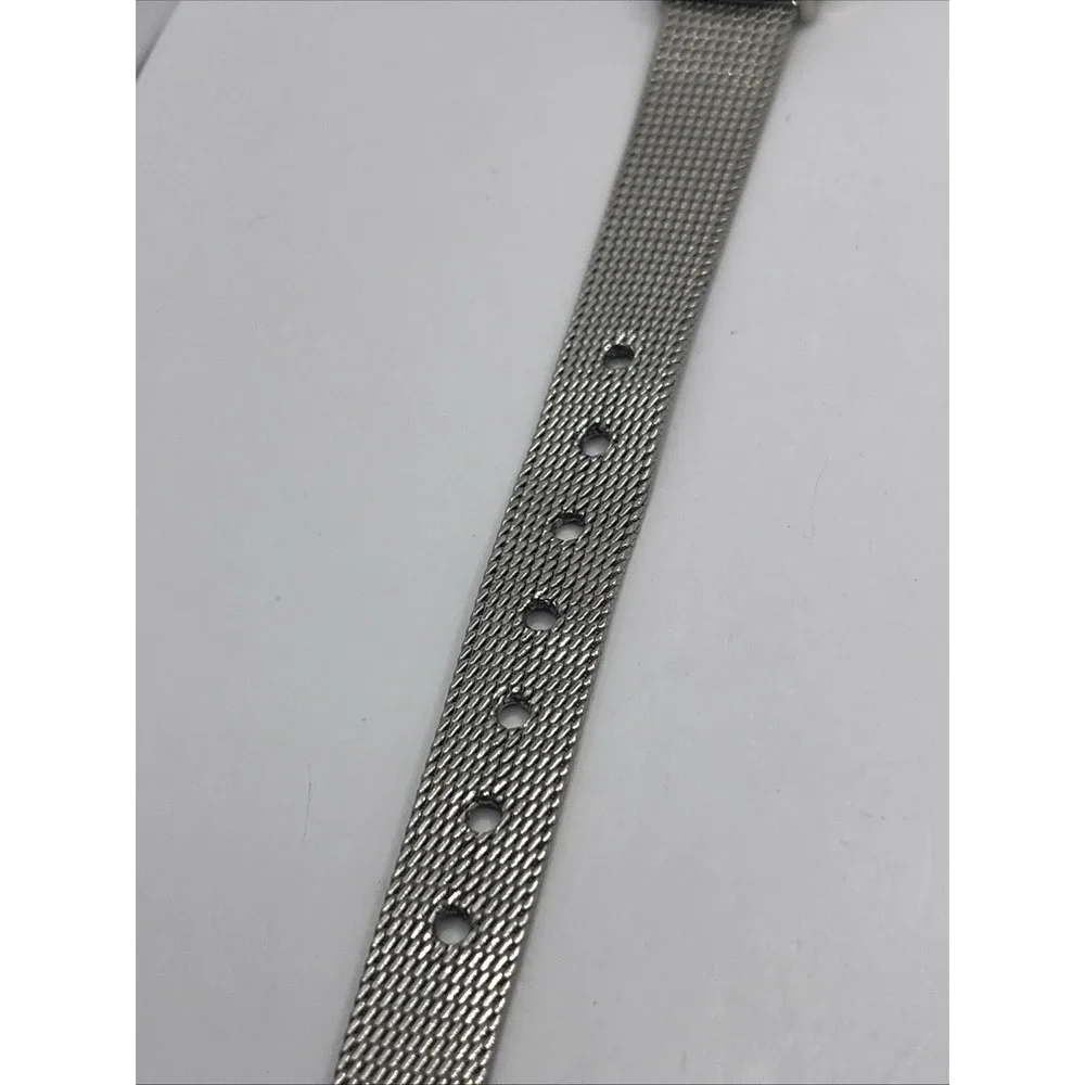 Vintage Consort Women's Watch‎ Silver 23mm Dial Mesh Metal Band- New Battery